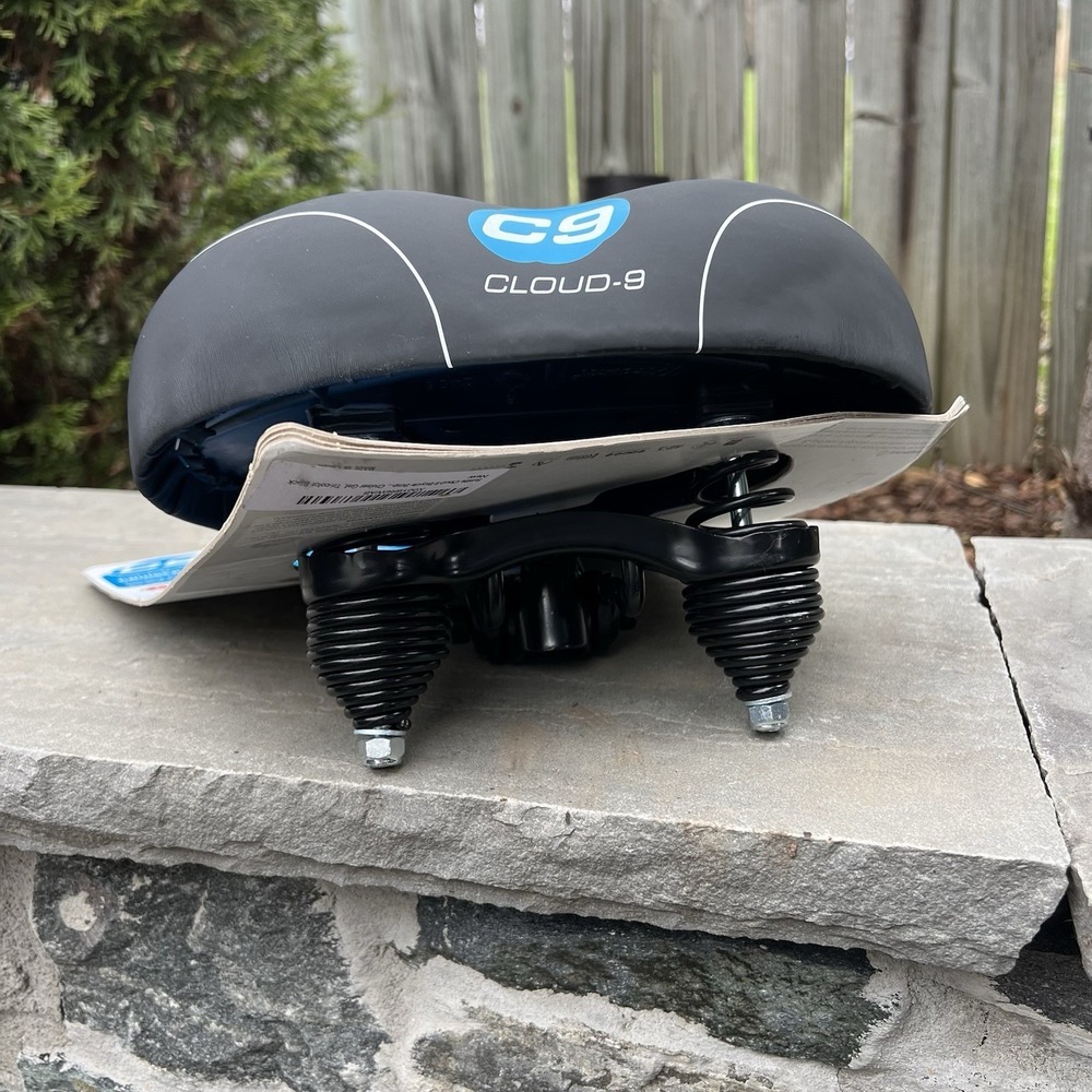 Cloud-9 Cruiser Select Saddle, 10.5" x 10.5", Black Soft Touch Vinyl - Picture 4 of 5